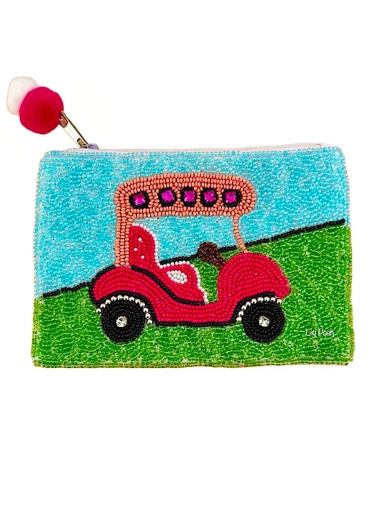 Lily Posh Handbags - Lily Posh Golf Cart Coin Purse, Golf Lover, Golf Bag, NEW